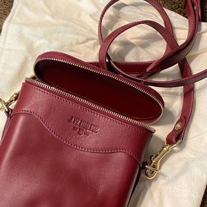JW Hulme Finley leather crossbody bag